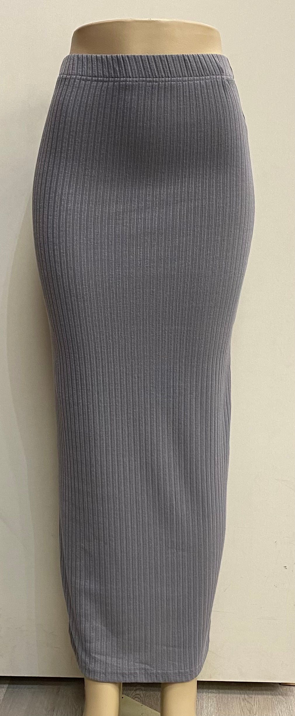 Ribbed skirt