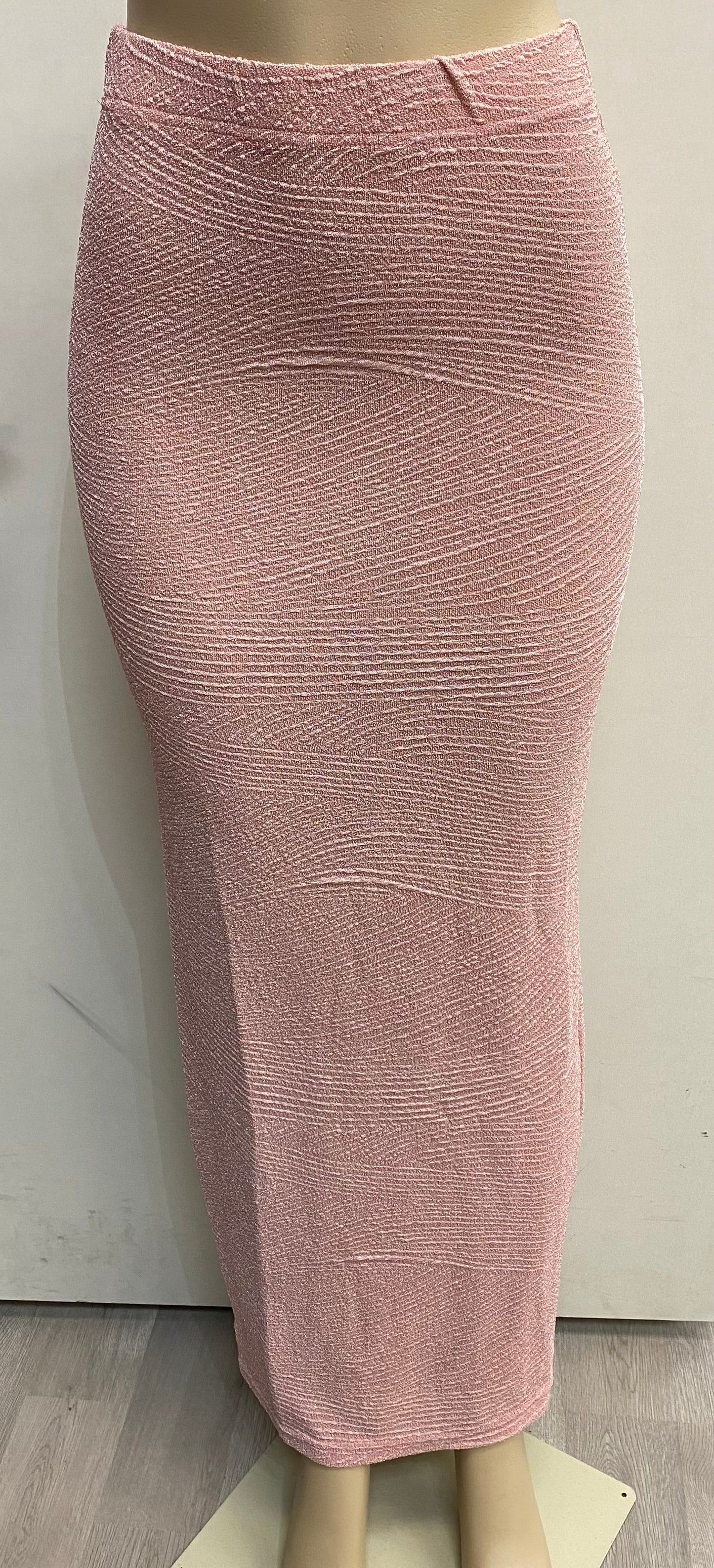 Textured skirt